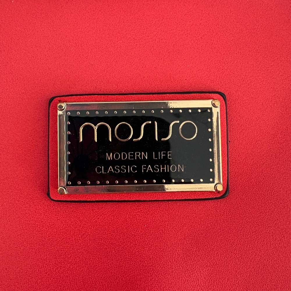 Mosiso Red Women's Laptop Bag - Picture 3 of 4